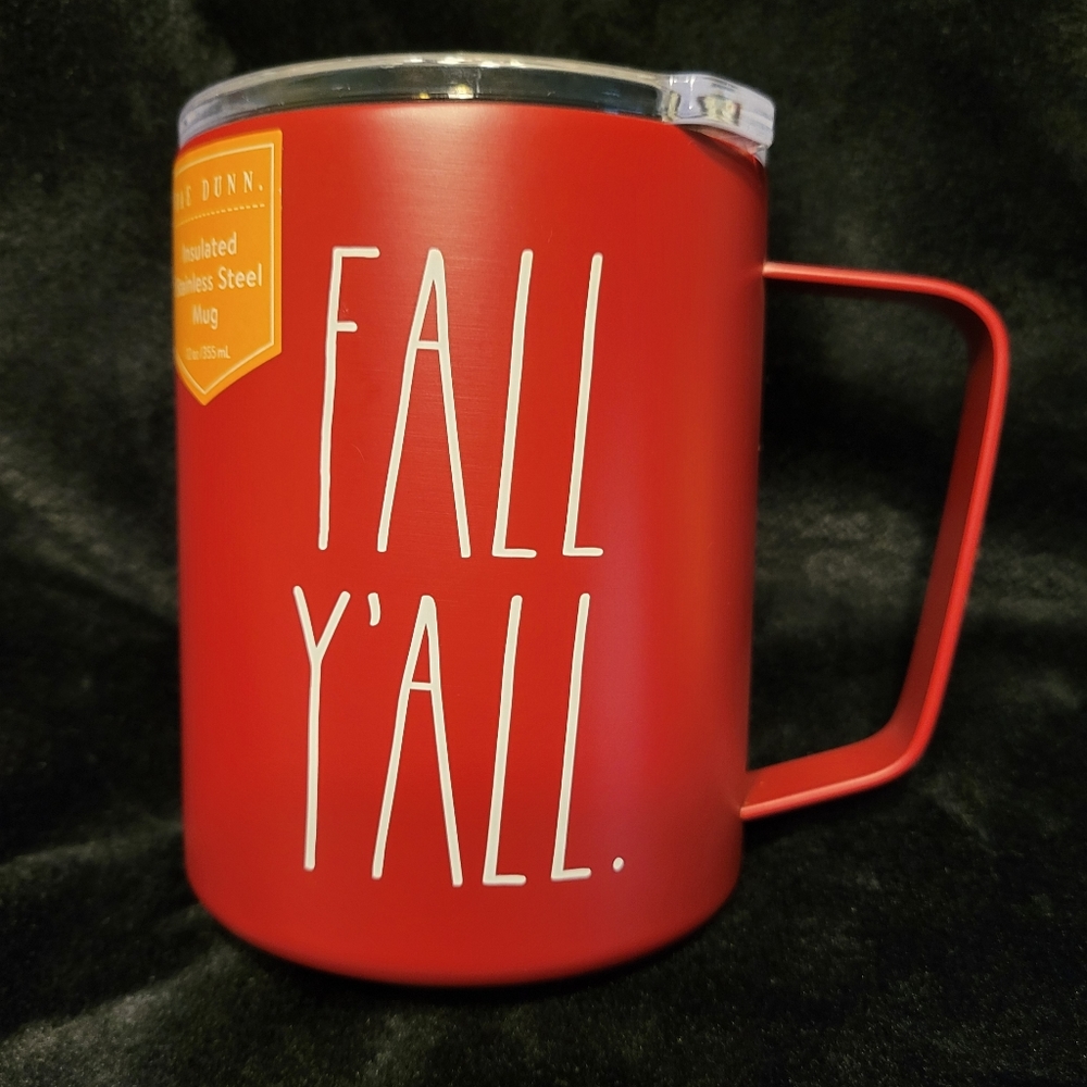 Rae Dunn FALL Y'ALL Insulated Mug with Handle